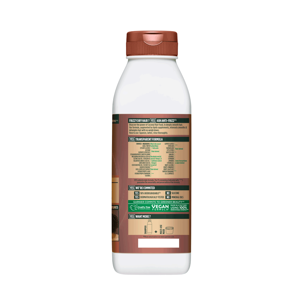 Packshot Back - Fructis Hair Food Macadamia Conditioner